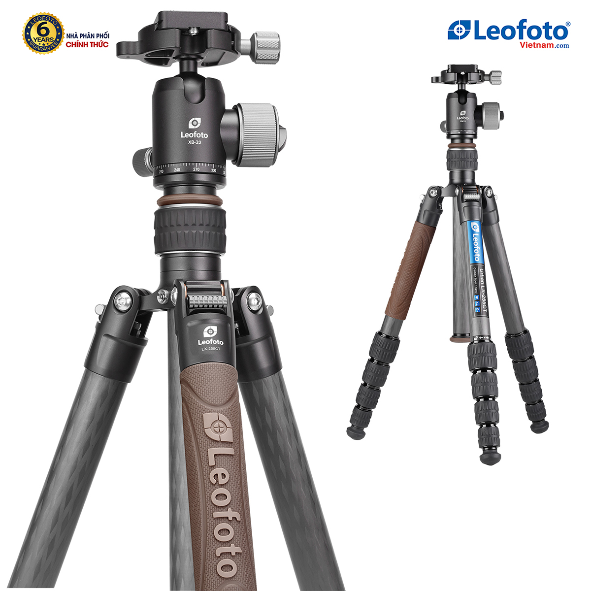 LX-255CT + XB-32 | Leofoto LX-255CT+XB-32 | Leofoto Vietnam